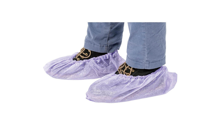 Coated shoe cover