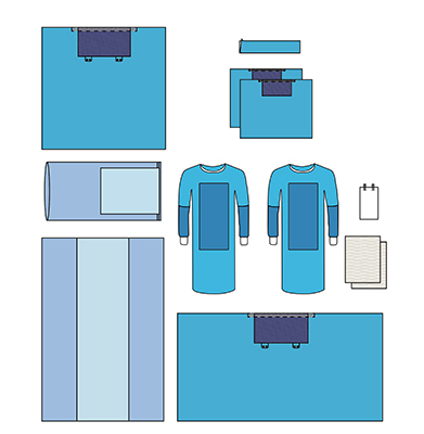 Level 3 Universal Surgical Pack with Gowns SP01A