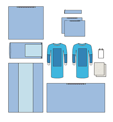 Level 3 Universal Surgical Pack with Gowns