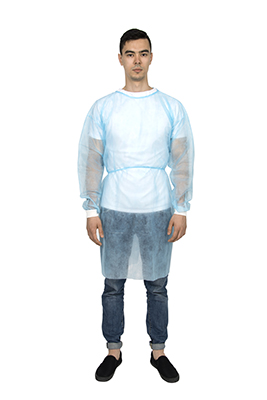 Disposable PP Polypropylene Isolation Gown