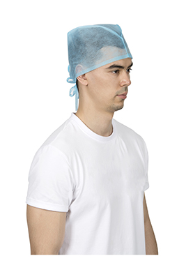 Disposable Surgeon Cap with fixed ties L04