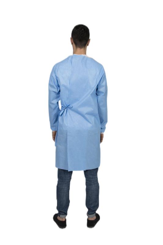 Disposable Isolation Gown(SMS 30gsm), Pack of 100