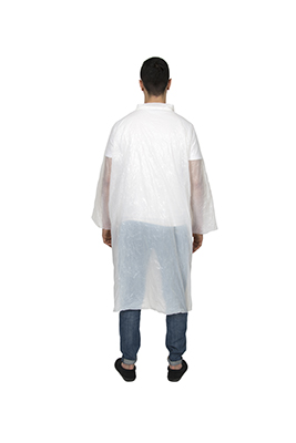 PE Disposable Visitor Coat, 120×150cm, 200Pcs/Ctn