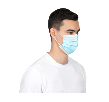 Disposable 3 ply Type IIR Surgical Face Masks with Earloop(50pcs/box)