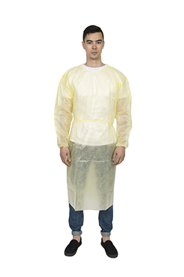 Polypropylene Isolation Gowns, 100/Case