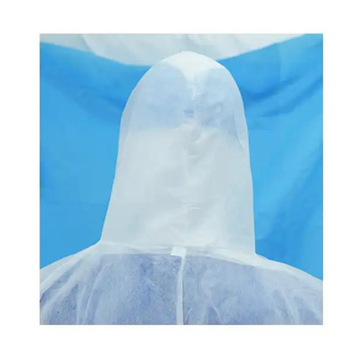 Waterproof Disposable PP+PE Coated Polypropylene Coveralls